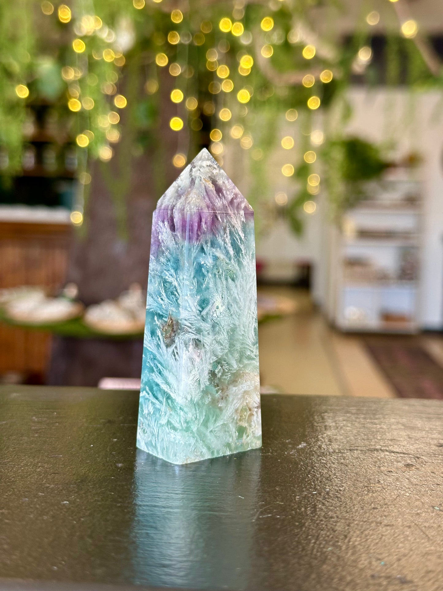Feather Fluorite Tower 4