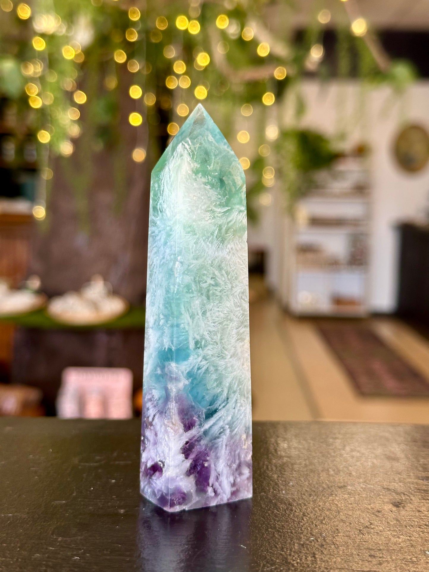 Feather Fluorite Tower 15