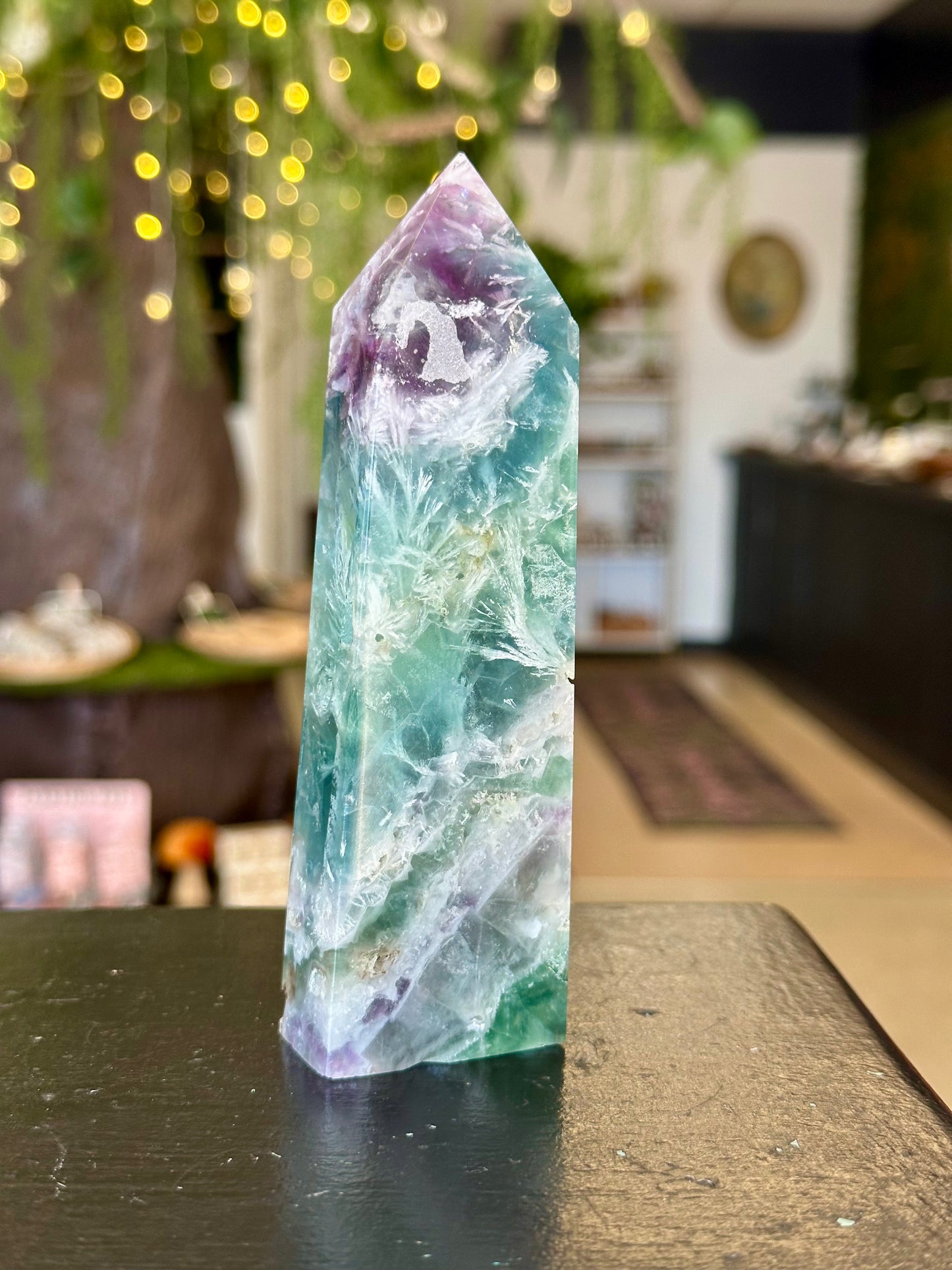 Feather Fluorite Tower 11