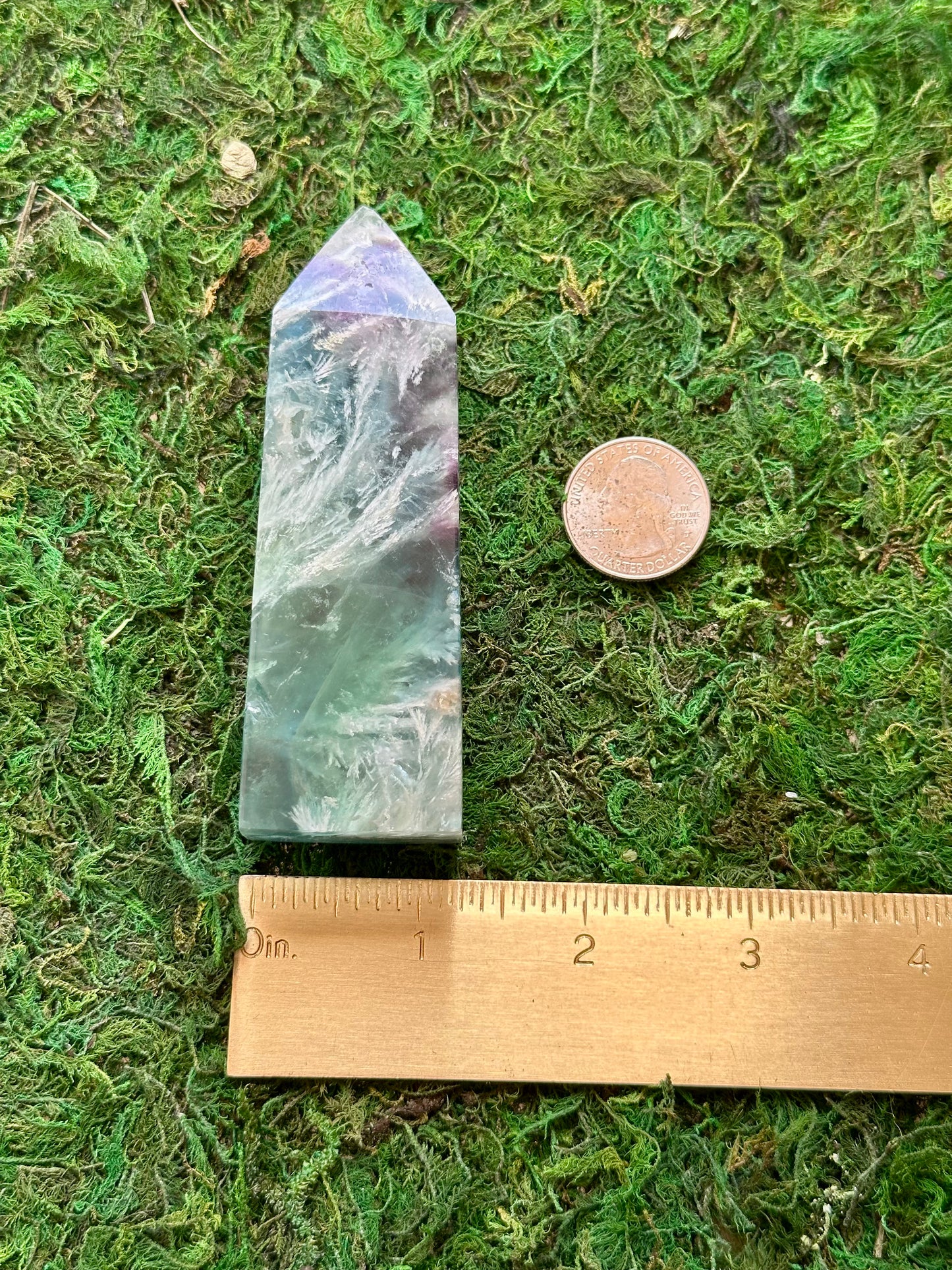 Feather Fluorite Tower 13