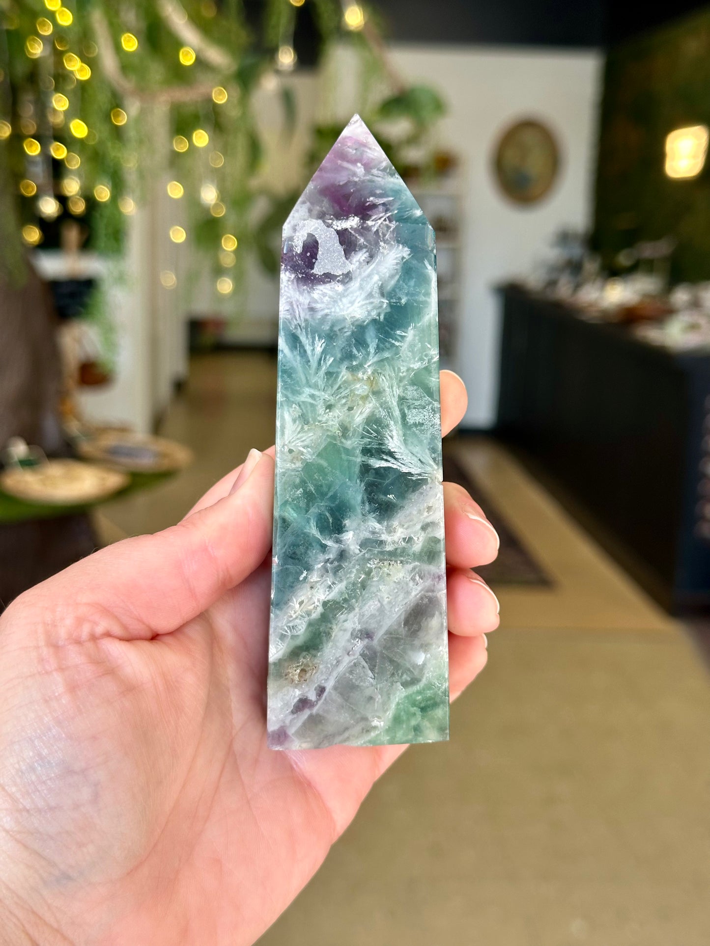 Feather Fluorite Tower 11