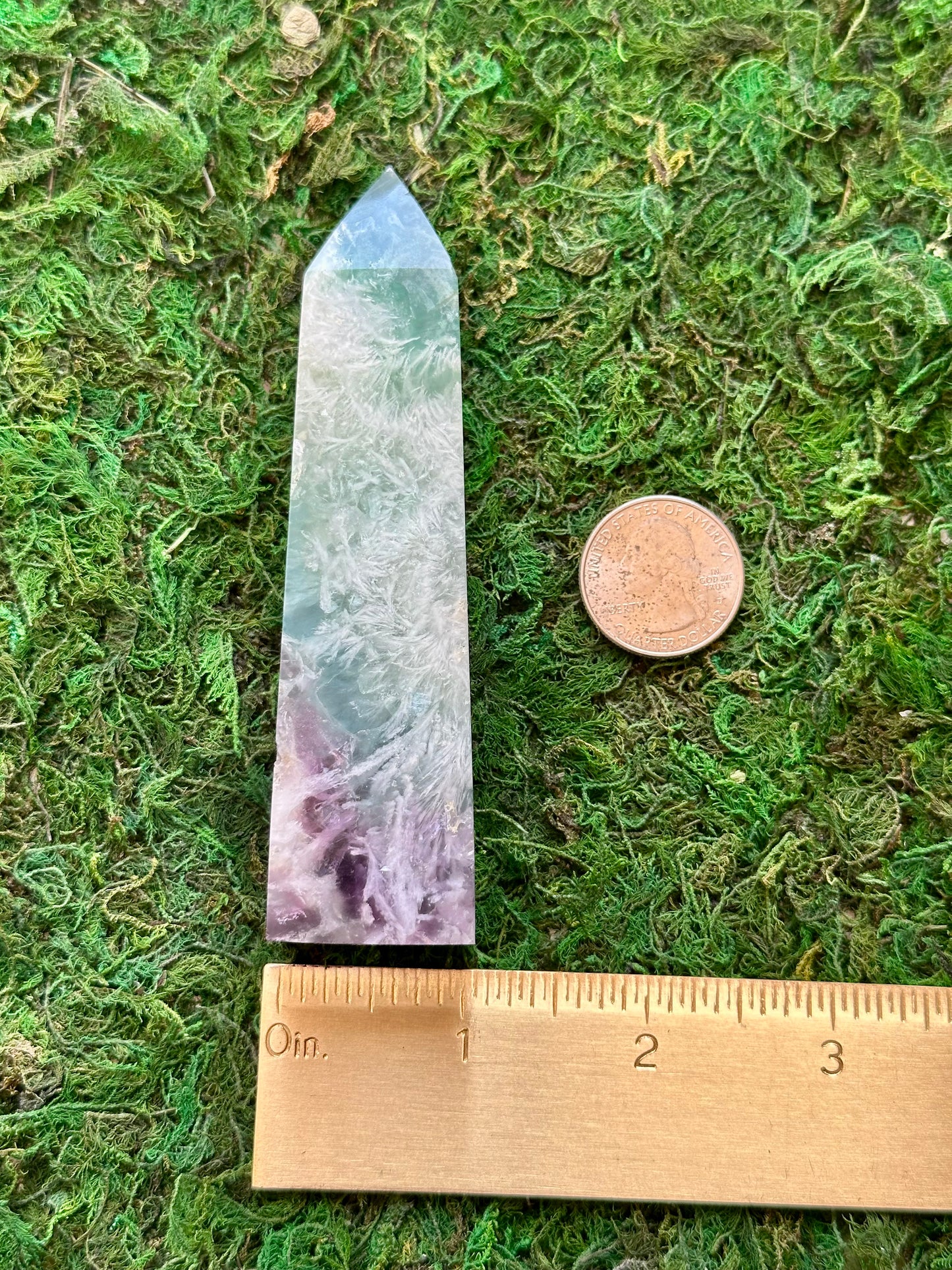 Feather Fluorite Tower 15