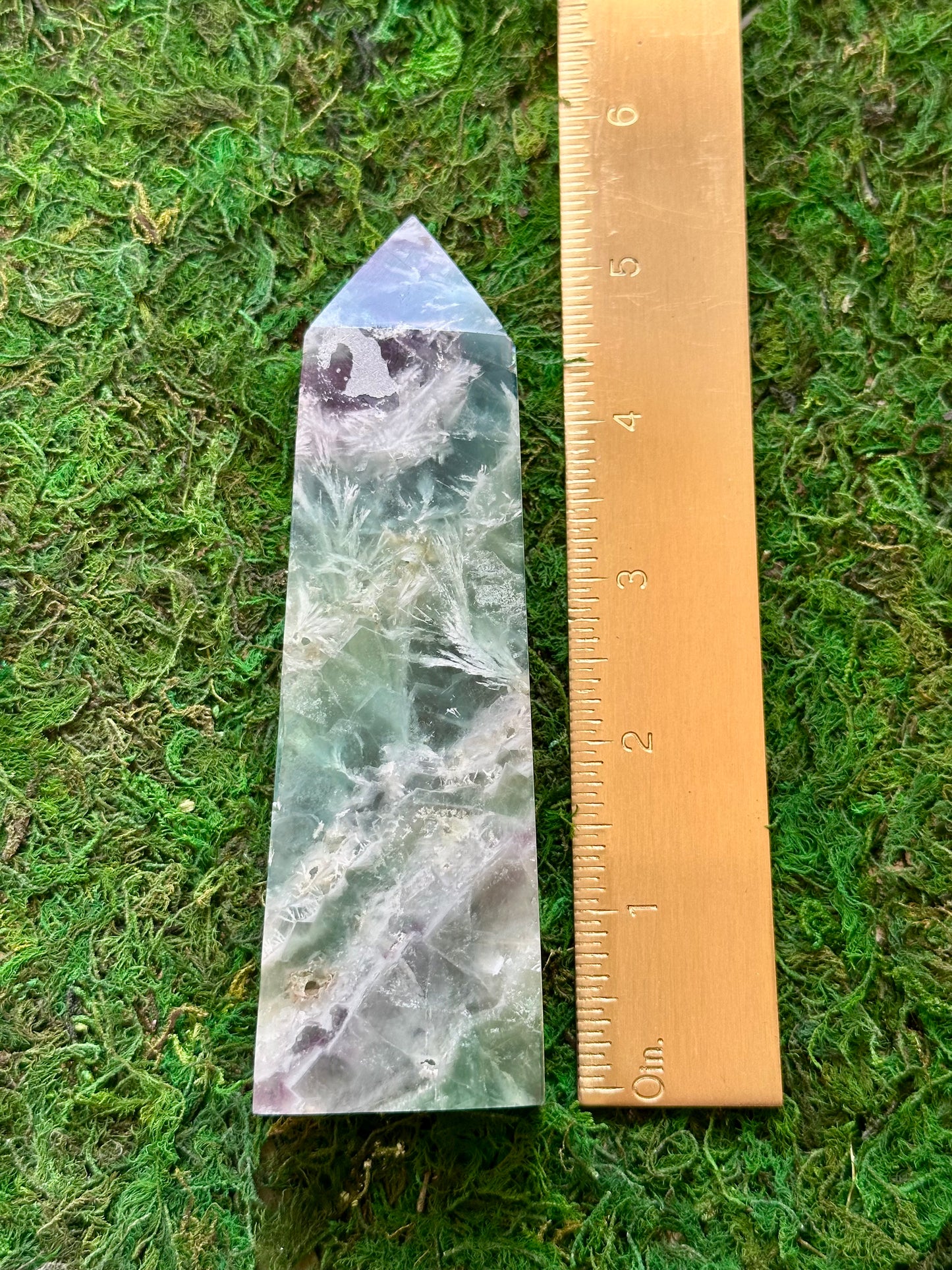 Feather Fluorite Tower 11