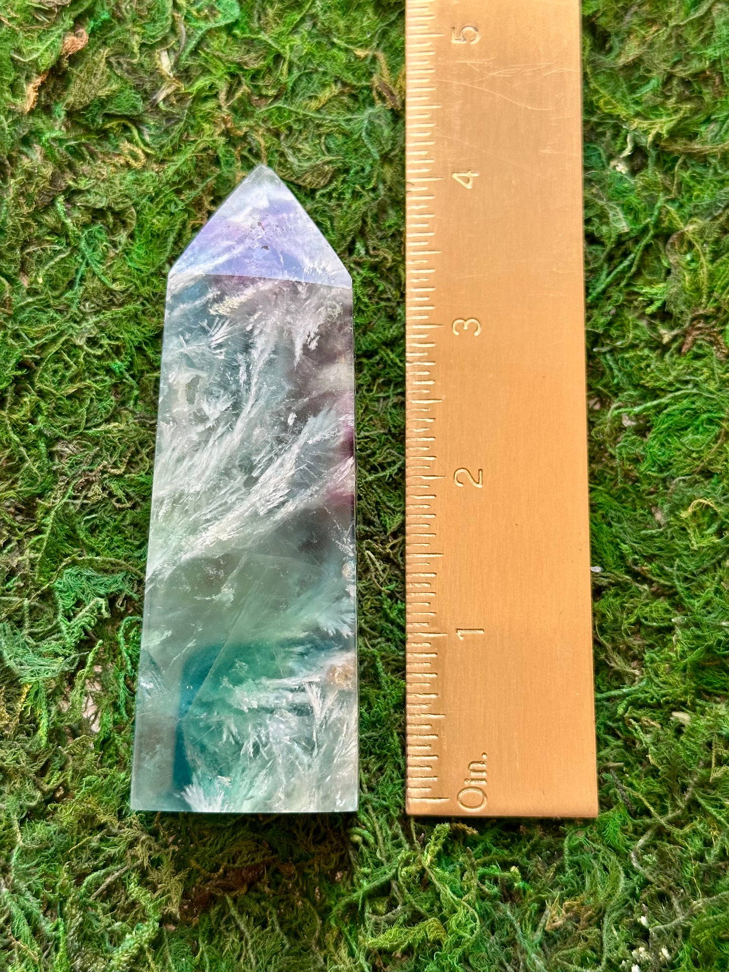 Feather Fluorite Tower 13