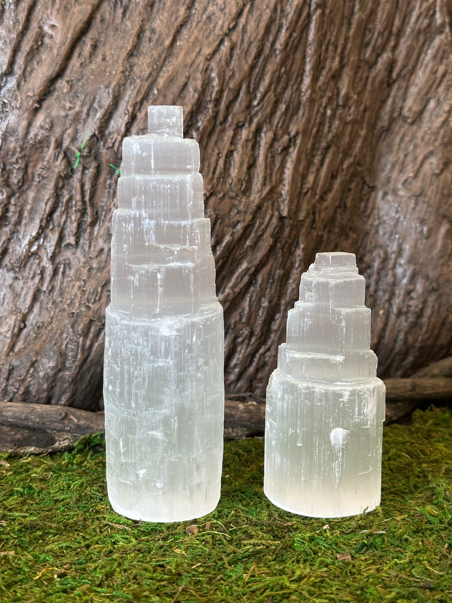Satin Spar Selenite Tower
