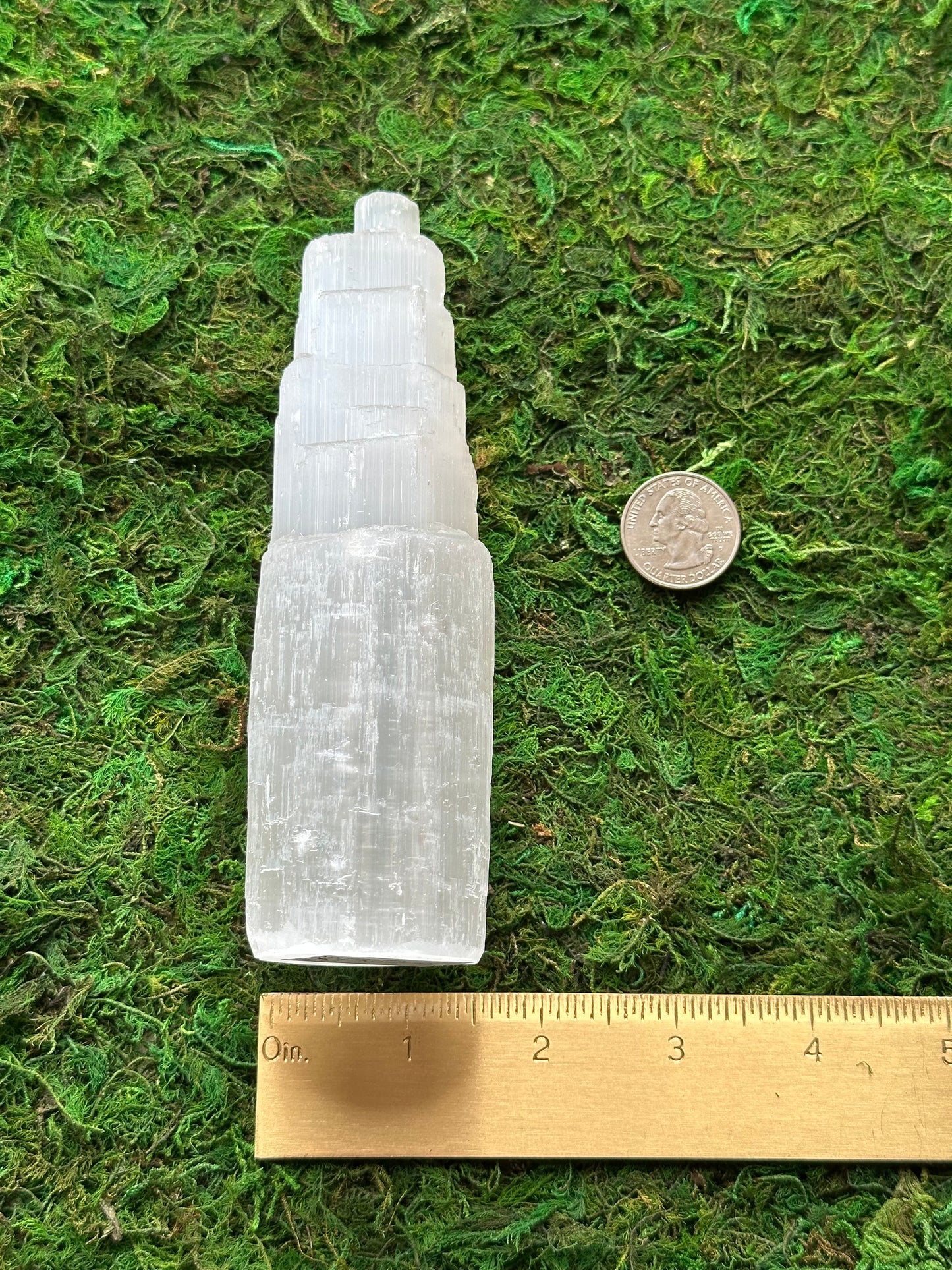 Satin Spar Selenite Tower