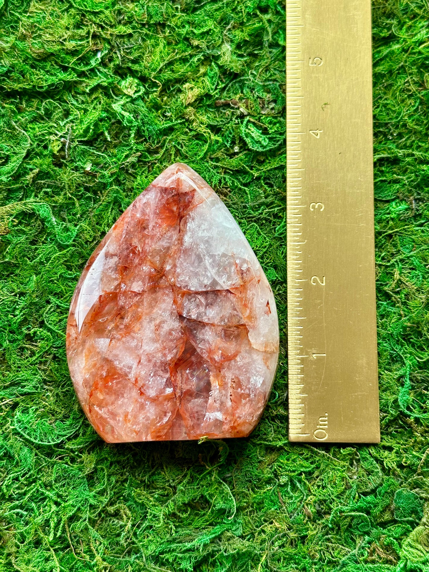 Fire Quartz Flame Carving