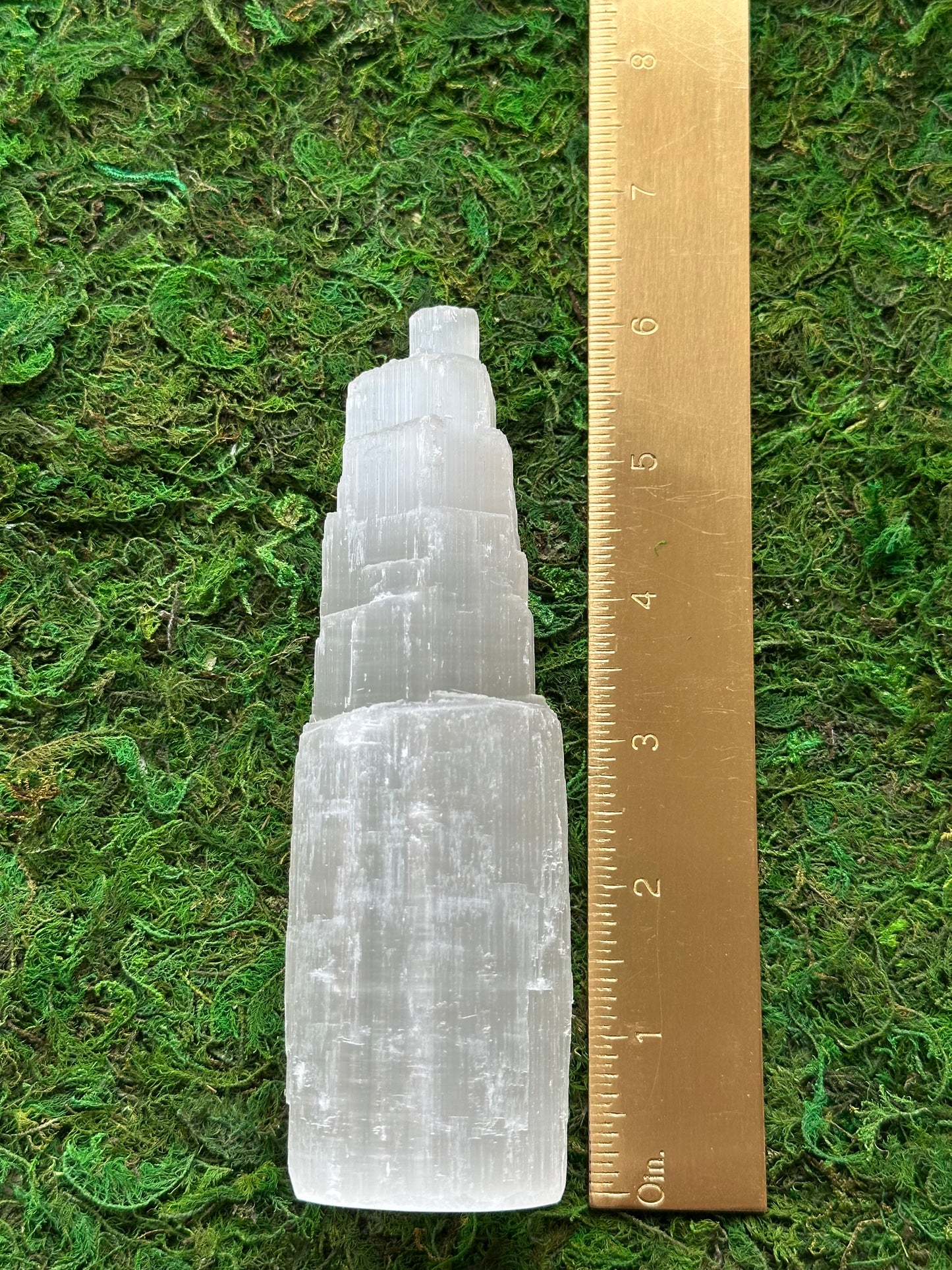 Satin Spar Selenite Tower