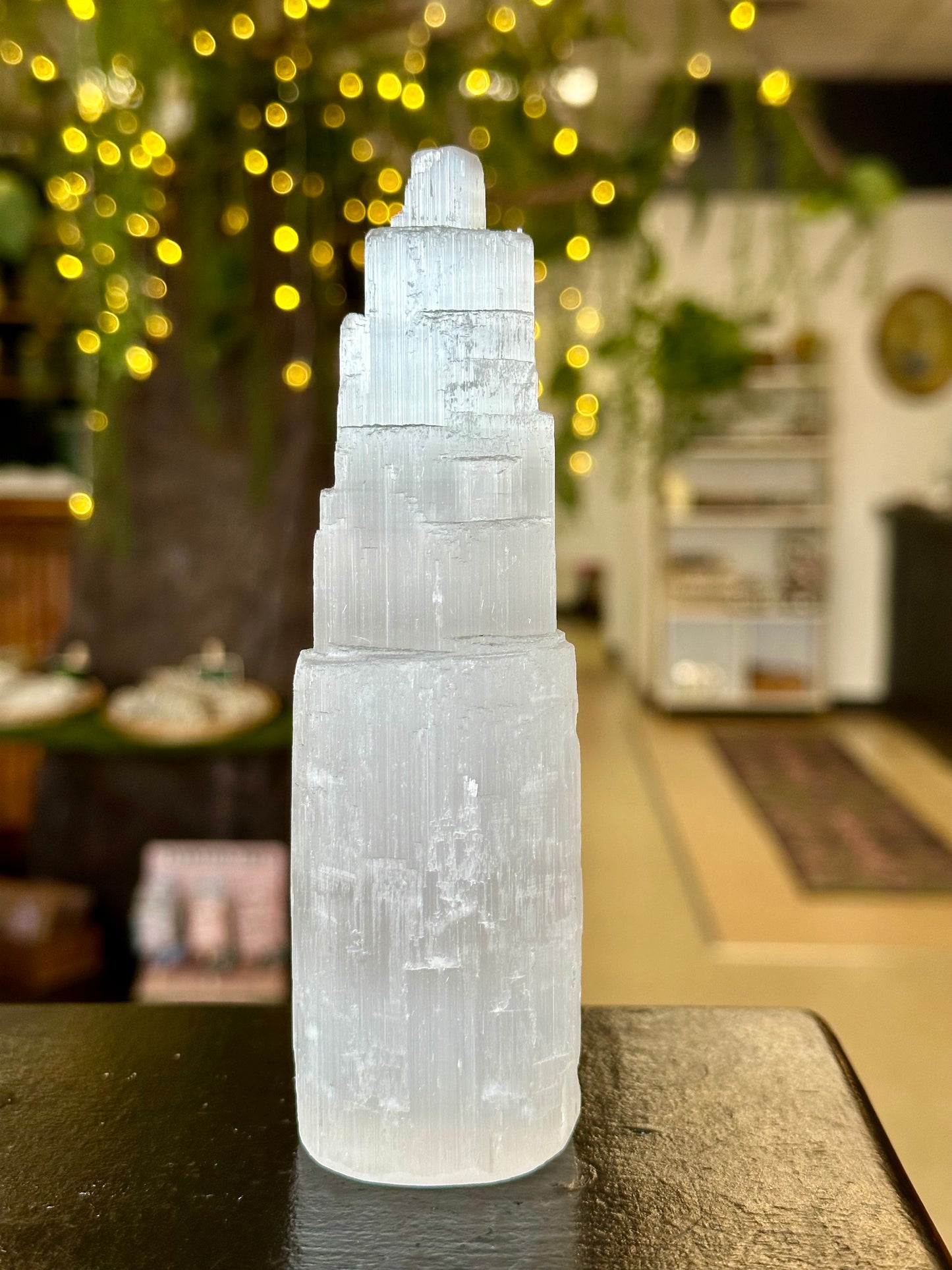 Satin Spar Selenite Tower