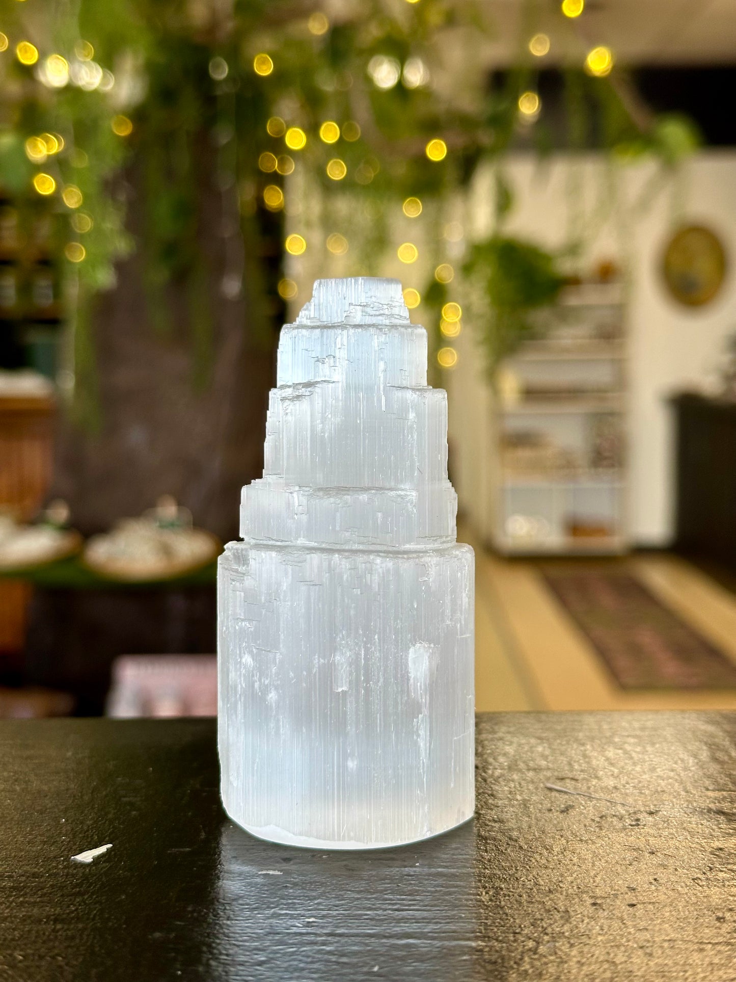 Satin Spar Selenite Tower