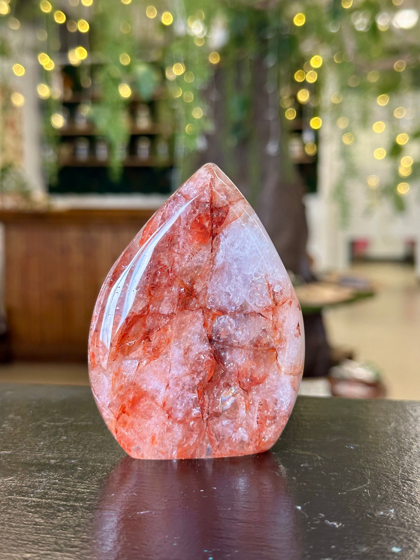Fire Quartz Flame Carving