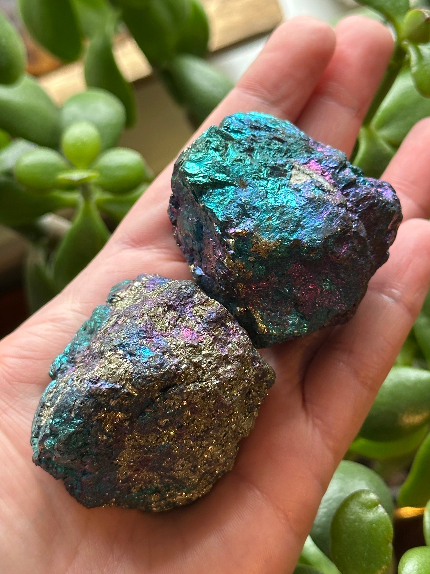 Peacock Ore (aka; Chalcopyrite)