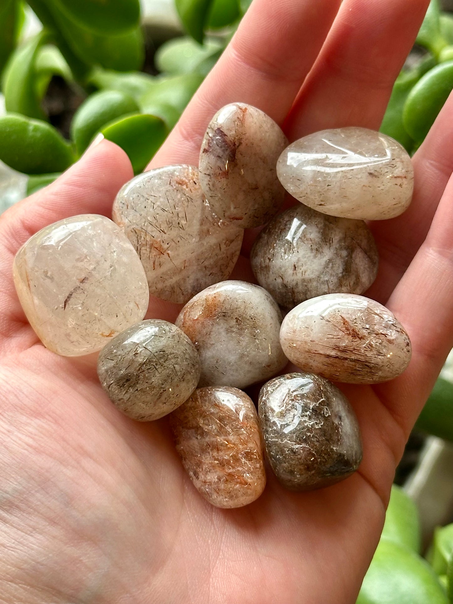 Rutilated Quartz Tumble