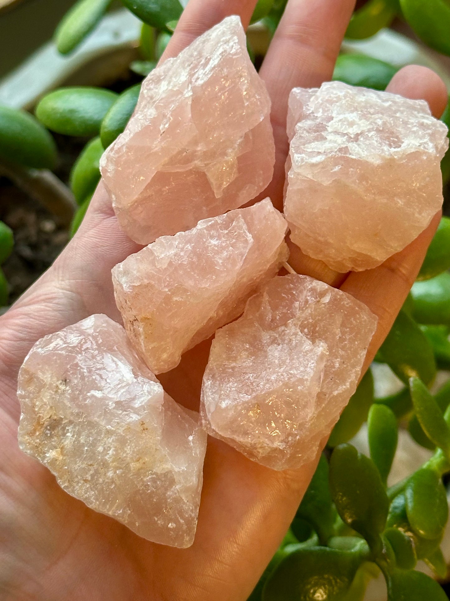 Raw Rose Quartz