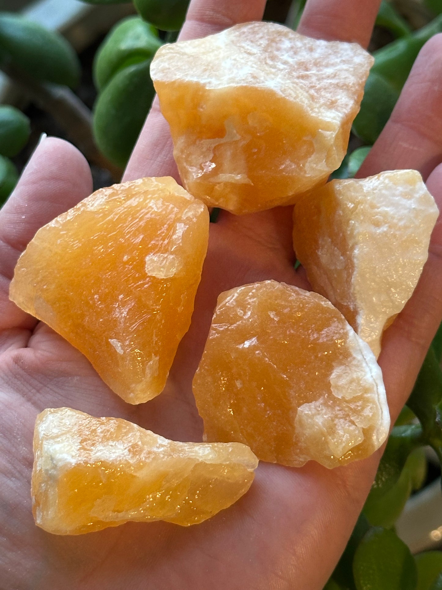 Raw Orange Calcite