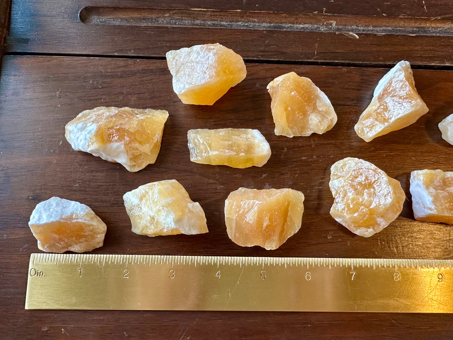 Raw Orange Calcite