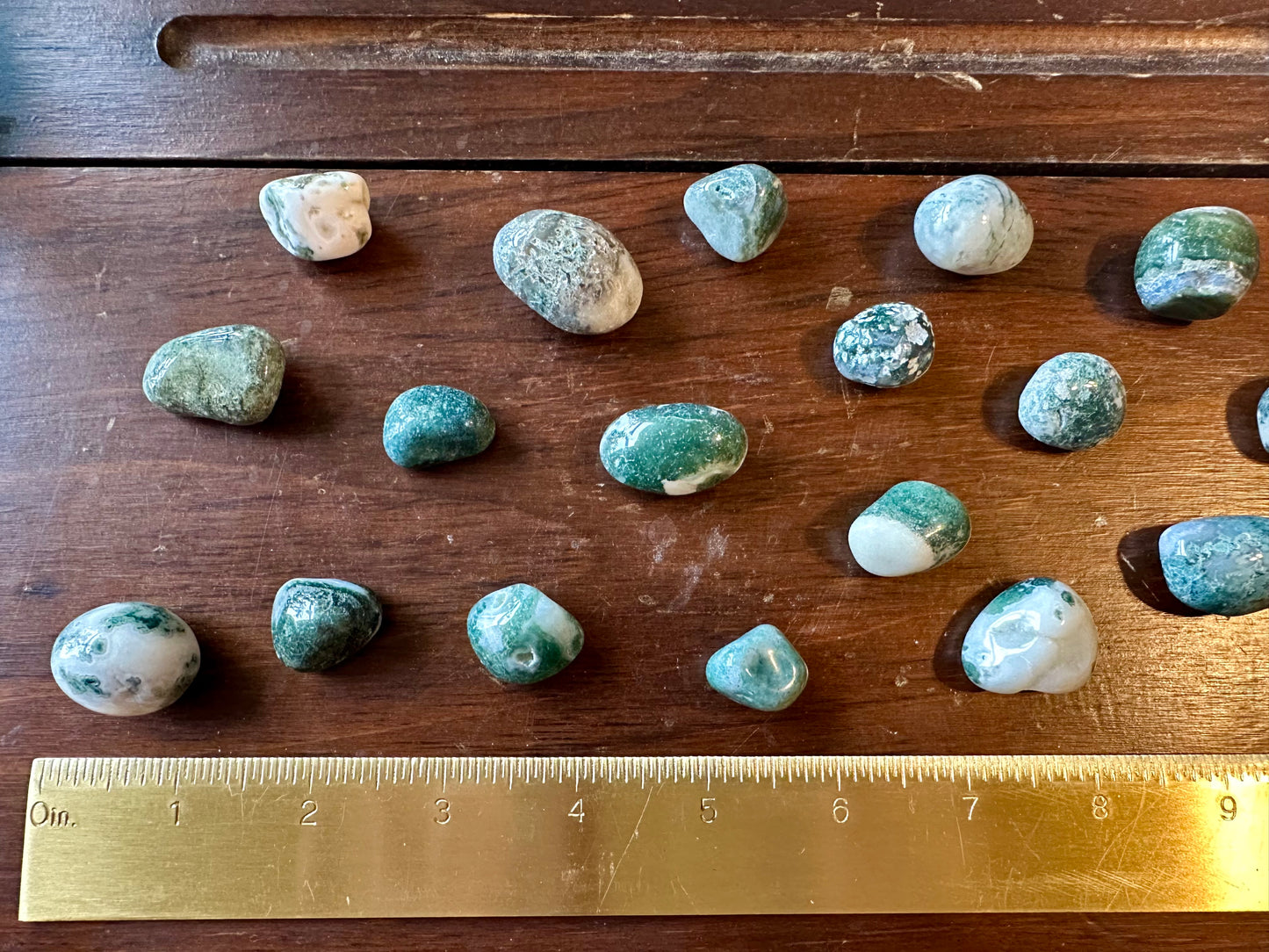 Moss Agate Tumble